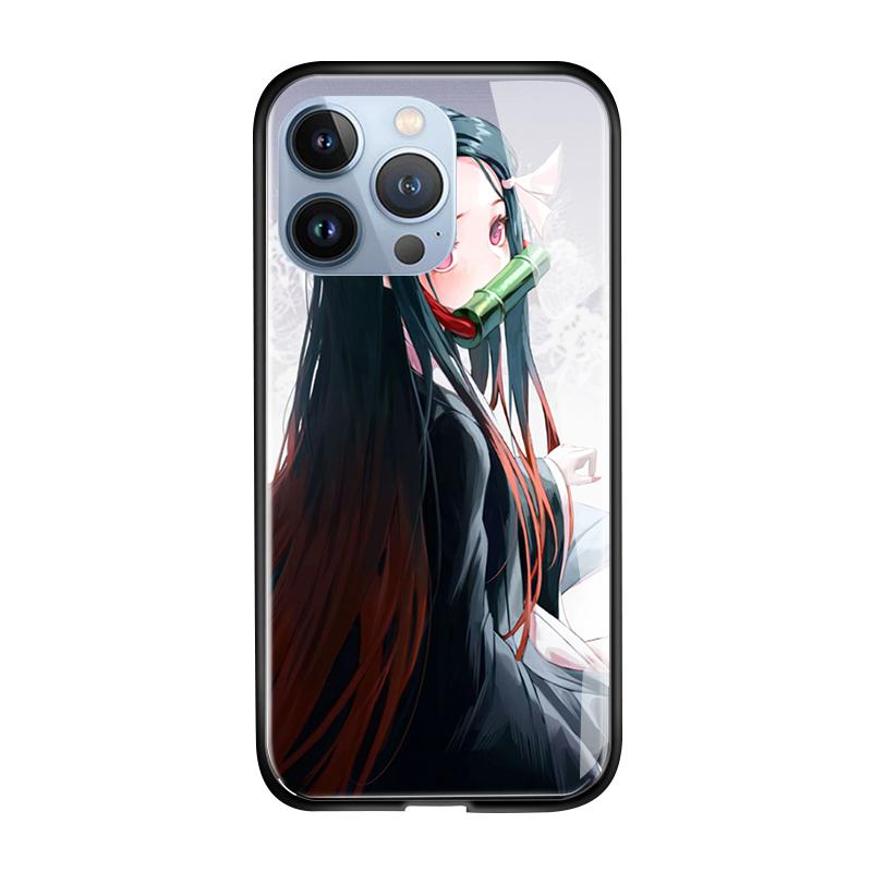 Husă Telefon Sticlă Securizată Pentru iPhone 11 12 13 14 15 16 17 Redmi 10 12 14C Note10 Note14 Xiaomi 11Lite PocoC75 Margine Moale Rezistentă la Șocuri Carcasă Netedă