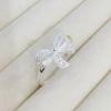 Sweet Bow Adjustable Open Ring for Women - Elegant & Fashionable Index Finger Accessory