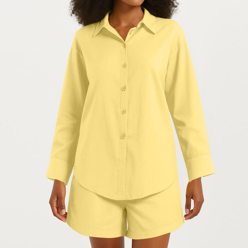 Women's 2 Piece Outfits Sets Ruched Short Sleeve Tops  Wide Leg Pants Tracksuit Sets