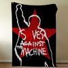 Rock Band R-Rage A-against The M-machine Blanket Soft Warm Furry Throw Super Kids Toys Bed Sofa Car Cradle