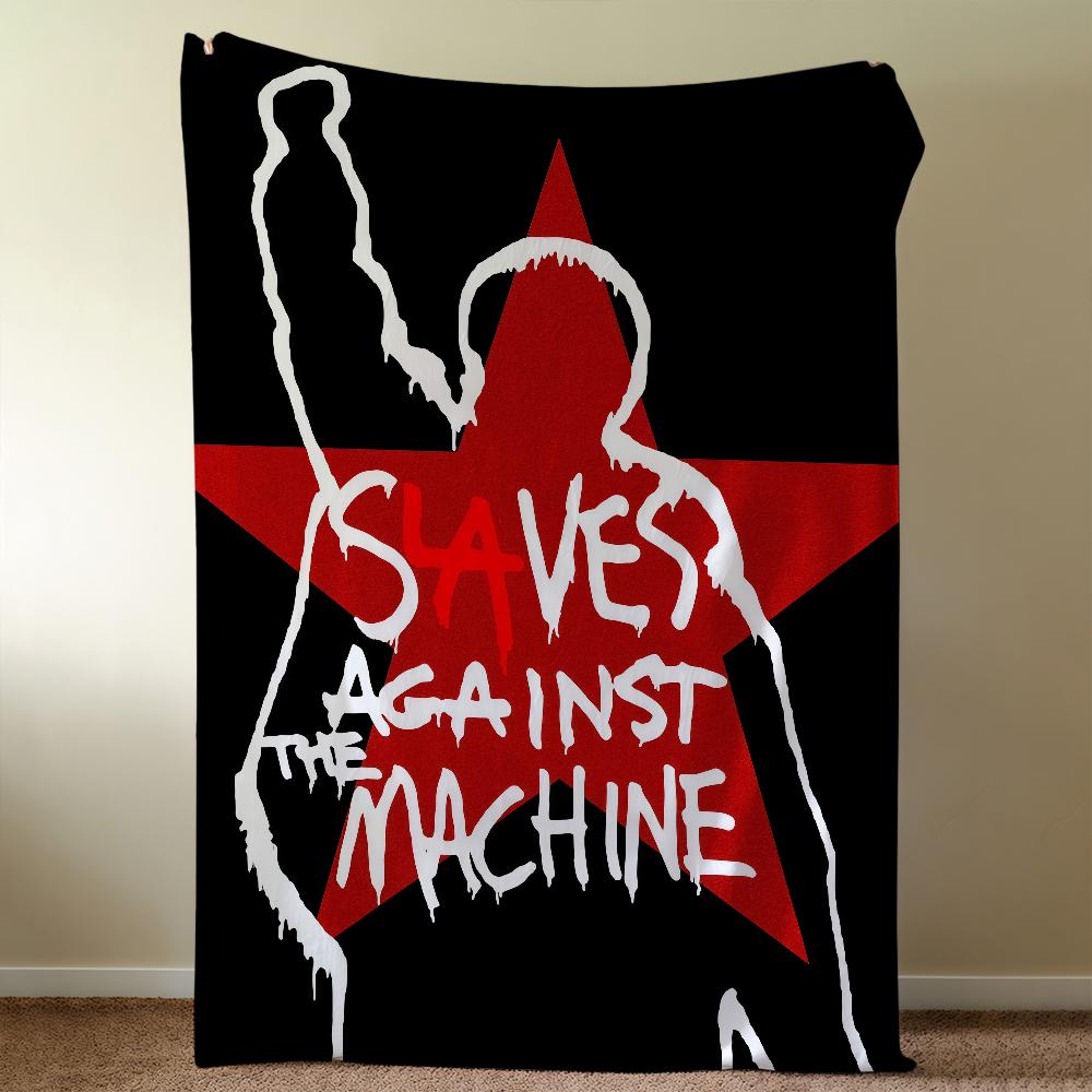 Rock Band R-Rage A-against The M-machine Blanket Soft Warm Furry Throw Super Kids Toys Bed Sofa Car Cradle