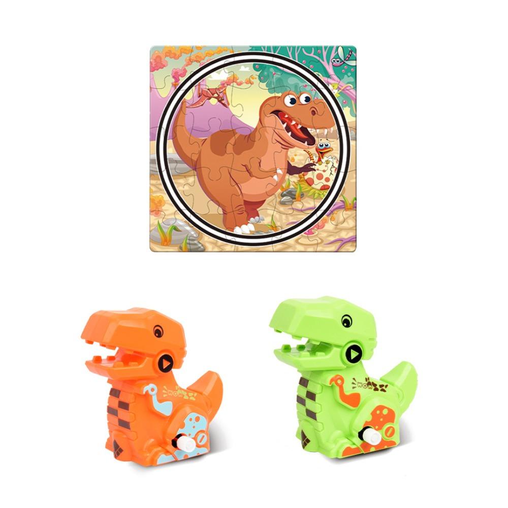 Plastic Dinosaur Track Car Toys Board Gams DIY Rail Assembled Puzzle  Preschool Boy and Girl