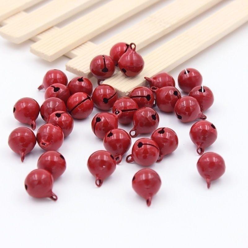 1.4CM Candy Color Enamel Small Bell Keychain Pendant for Pet Collars