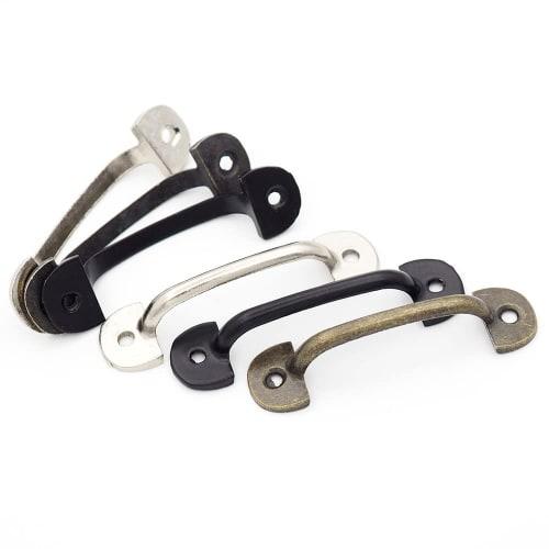 sempiterno 10-Piece Mini Handle Pulls, Very Small Zinc Alloy Handles, Antique Retro Style, 6x1.5cm, Jewelry Box Handles, Gift Box, Package Box Accesso