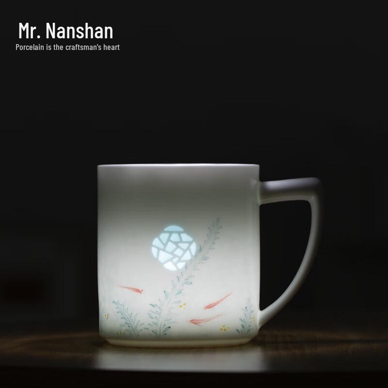 Mr. Nanshan Hand-painted Ceramic Tea Infuser Mug