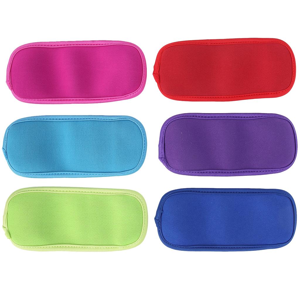 6pcs Portable Ice Candy Bag Ice Sucker Holder Sleeves Accessory for Party Barbecue