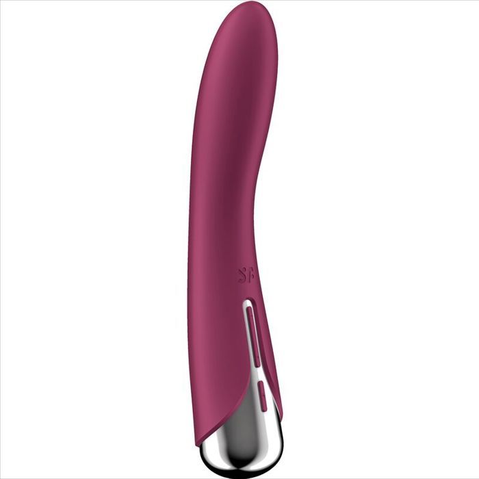 Vibromasseur rotatif point g - satisfyer - spinning vibe 1 - rouge
