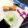 Travel Portable Cell Phone Mini Fan Cooling Cooler Micro USB For iPhone 6 6S 7 Plus Android Type-c