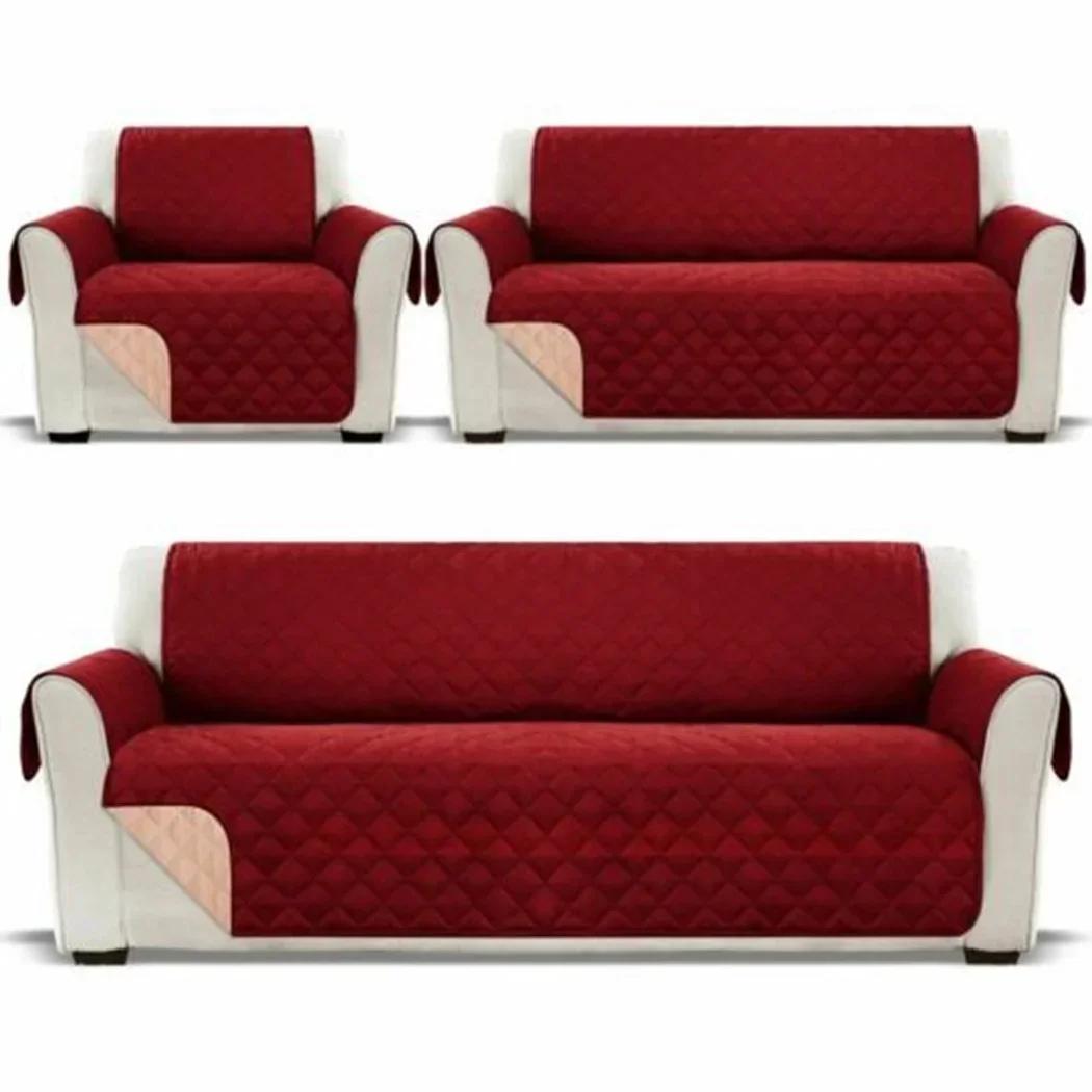 

Водонепроницаемый чехол для кровати для собак, герметичный диван, коврик для кровати для домашних животных, моющийся чехол для дивана, защитное одеяло для мебели для домашних животных, детей, собак, кошек 170-166cm красный