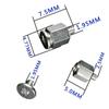 Metal M.2 SSD Screws Black Screws SSD Mounting Kit New Hard Drive Screws  for Desktop PC