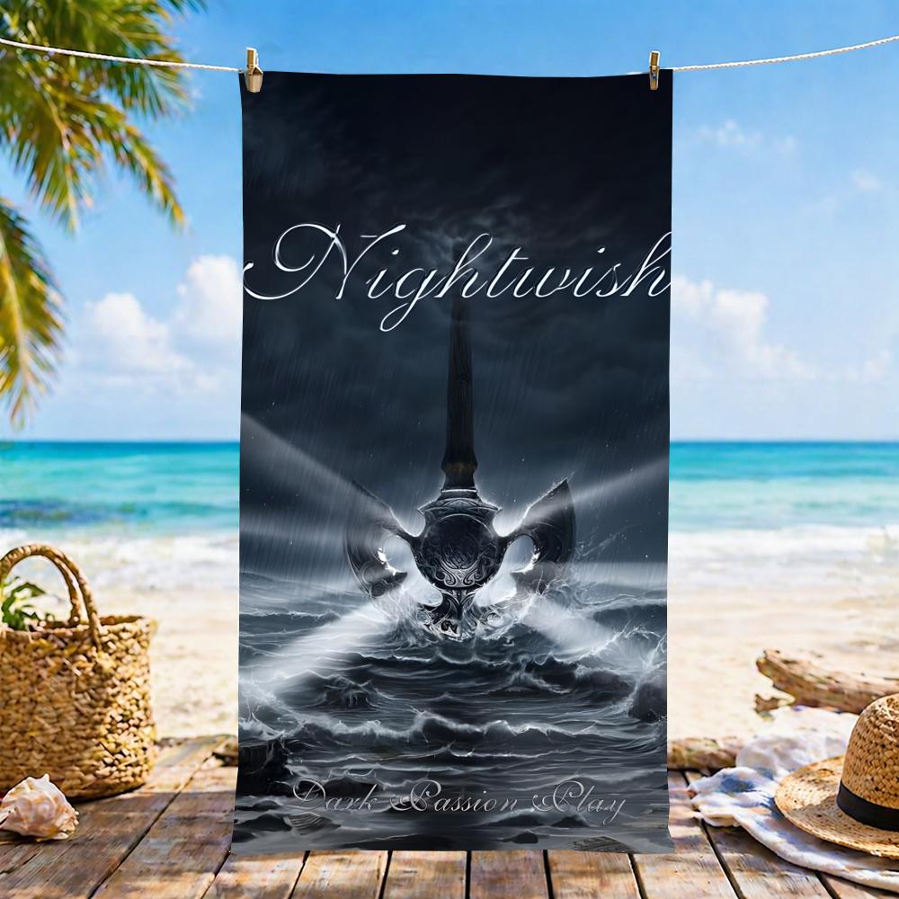 N-Nightwish Towel Microfiber Beach Towel, Quick-Dry, Sand-Free, Ultra-Fine Fiber, Super Soft.