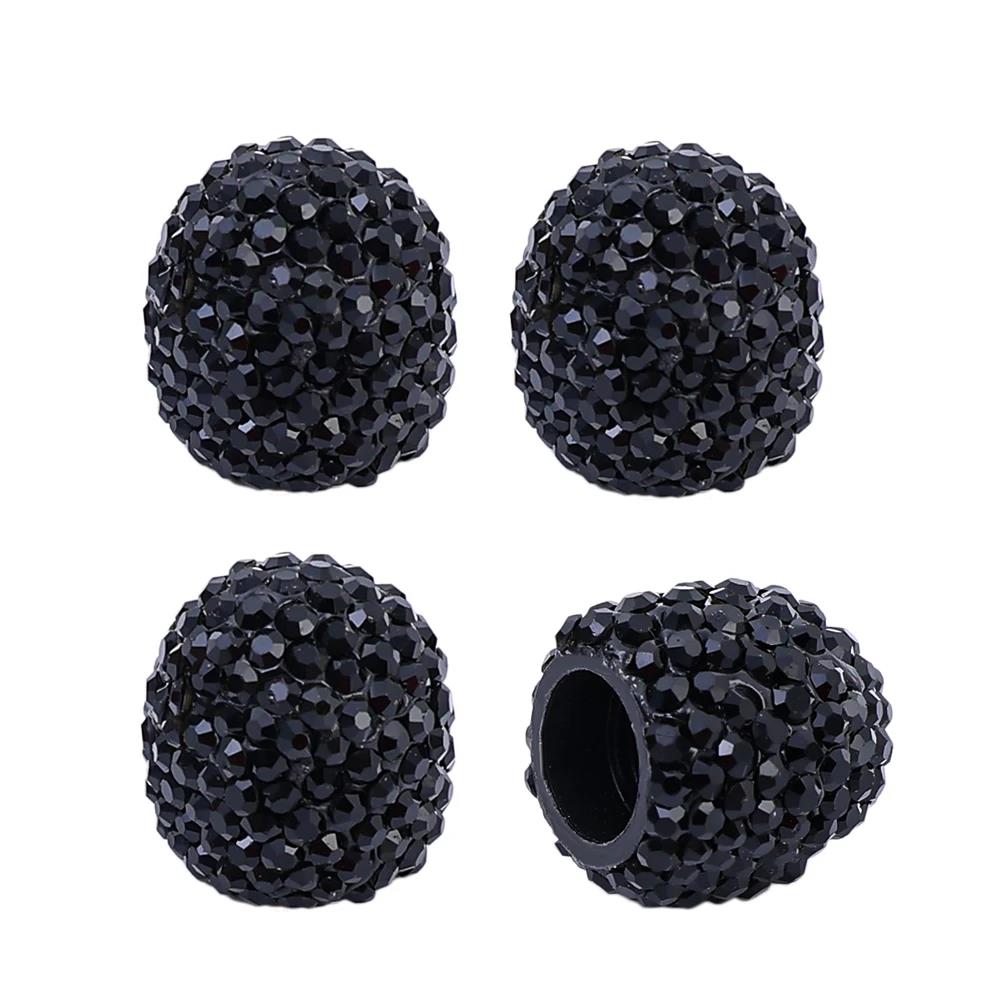 Tire Rhinestone Decor Valve Caps Diamond Bling Bling Shiny Wheel Valve Dustproof Cover Car Motorcycle Tyre Accessories Valve Stems 1