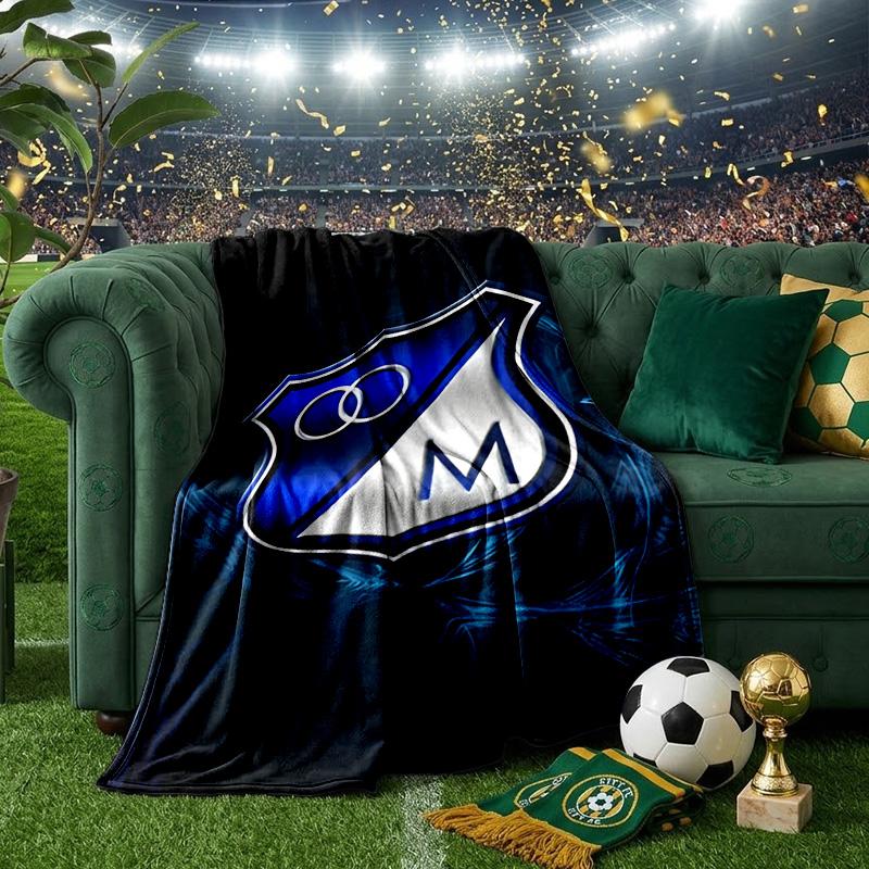 Blue Shield Emblem Millo-narios Blanket Lightweight Ideal Bedding Blanket Perfect for Travel, Living Rooms, Offices, Sofas, Fan Christmas gift