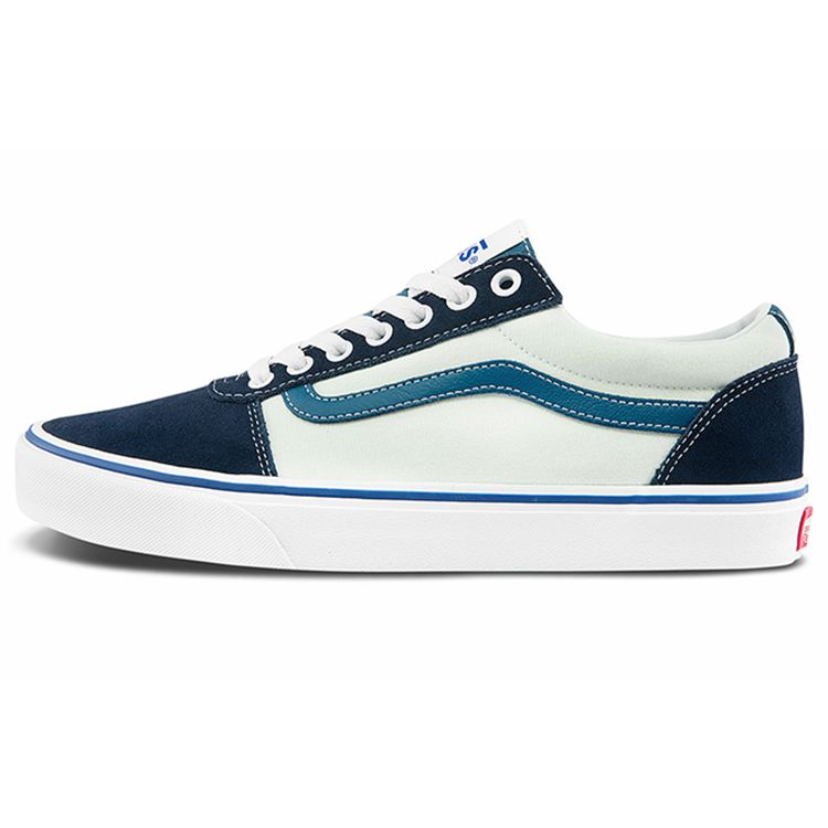 Vans Ward Active Low Top Skate Shoes Unisex Sneakers Blue White Morandi VN0A36EM3Q9