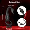 Prostate Massager Sperm Lock Ring 10 Frequency Vibration Mode Scorpion Tail Anal Plug, Suitable for Men and Couples Adult Products Sex Toys Penis Ring