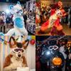 Occhiali Fursuit Grandi Lente Riflettente Cinturino Regolabile Occhiali Cosplay per Convention Anime Furry Comic Con Halloween