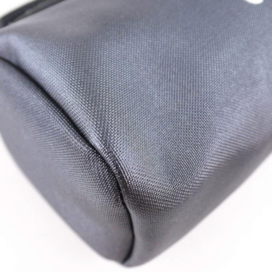 CHANEL Pouch vintage logo gray Nylon Women Used