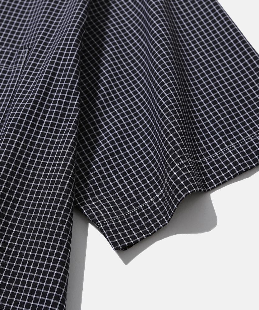 MOIF [Ss26] Uniform H/S Shirt / Black Grid
