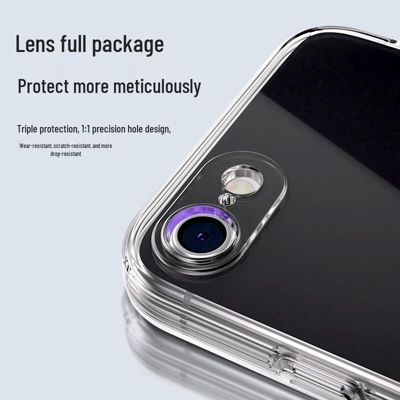 Pisen Transparent Anti-Fall TPU Phone Case for iPhone