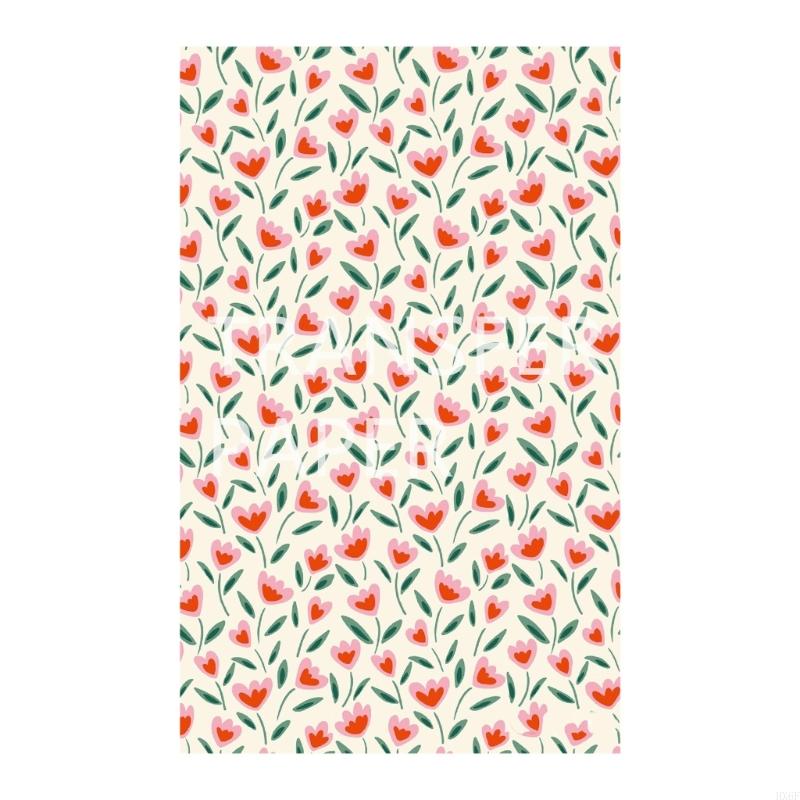 HX6F Artistic Clay Picture Transfers Delicate Earrings Designing Clay Transfer Paper with Floral Patterns