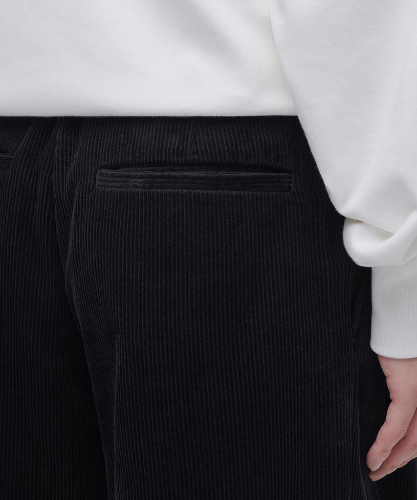 Musinsa Standard Corduroy Wide Balloon Pants [Black]
