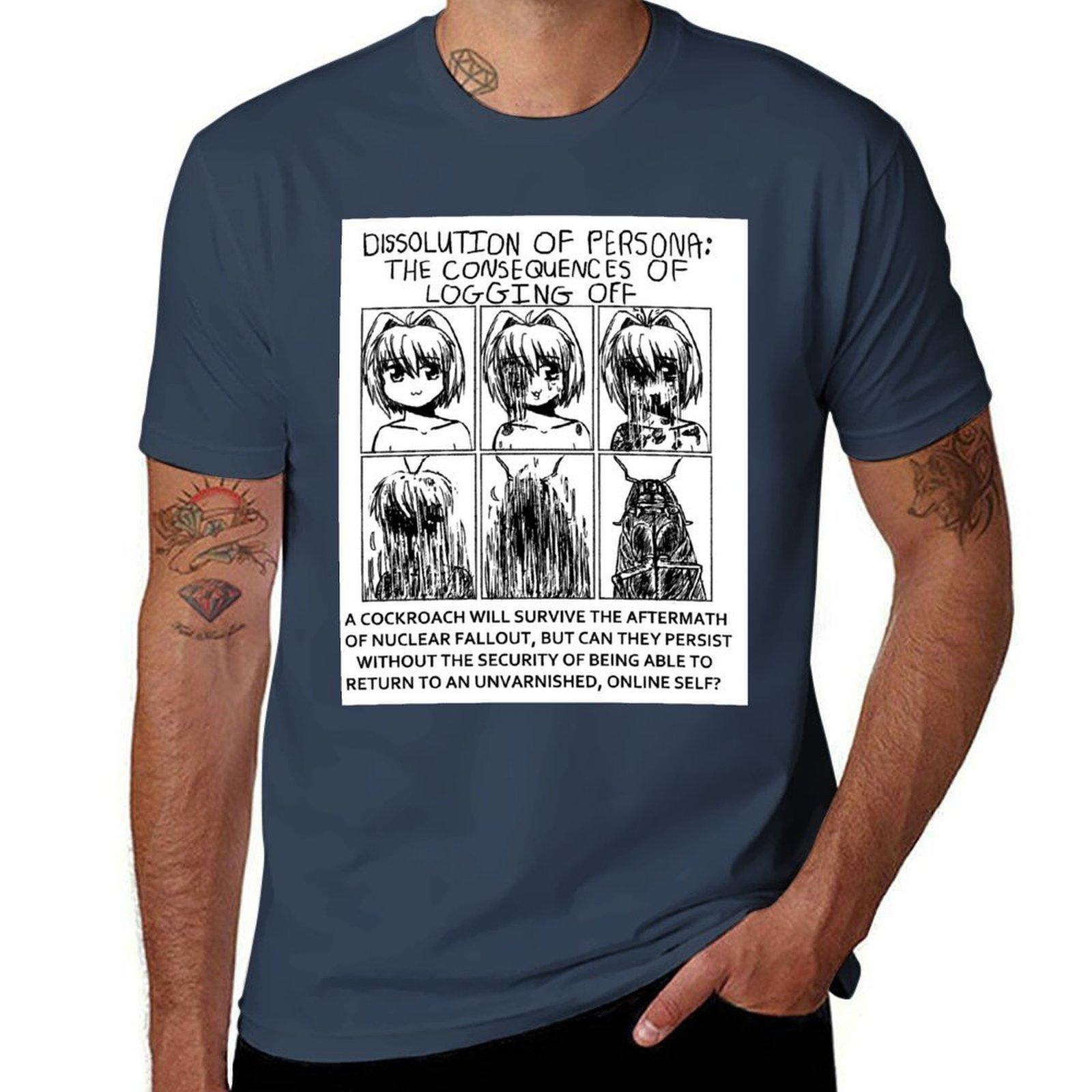 DISSOLUTION OF PERSONA TShirt Casual Trendy Short Sleeve TShirt S