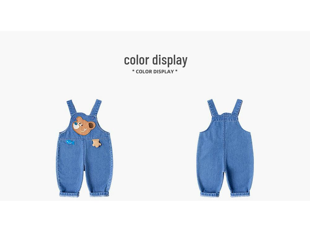 Dudu Family 100% Cotton Kids Spring Overalls: New Baby Jumpsuit for Boys
