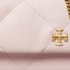 TORY BURCH Kira chain shoulder strap flap closure diamond quilted cow leather crossbody shoulder bag mini women's rose 154710-651-rose pink