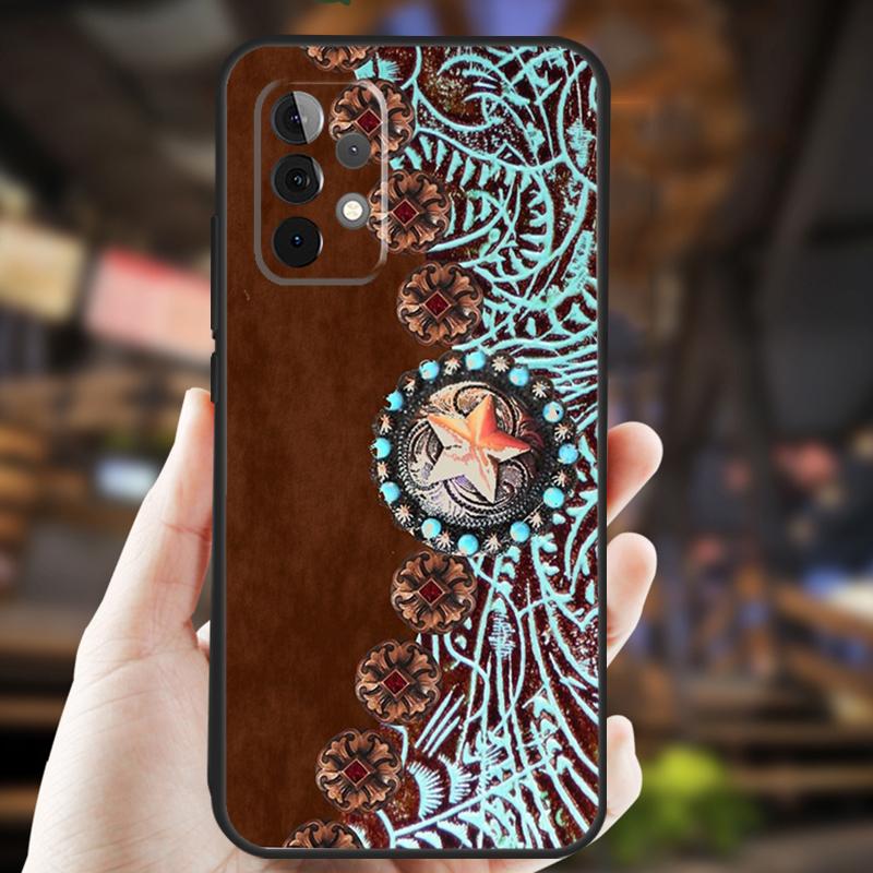 Western Cowgirl Cowboy Case For Samsung Galaxy A05 A06 A22 A53 A33 A26 A16 A56 A36 A32 A52 A54 A34 A14 A55 A15 A35
