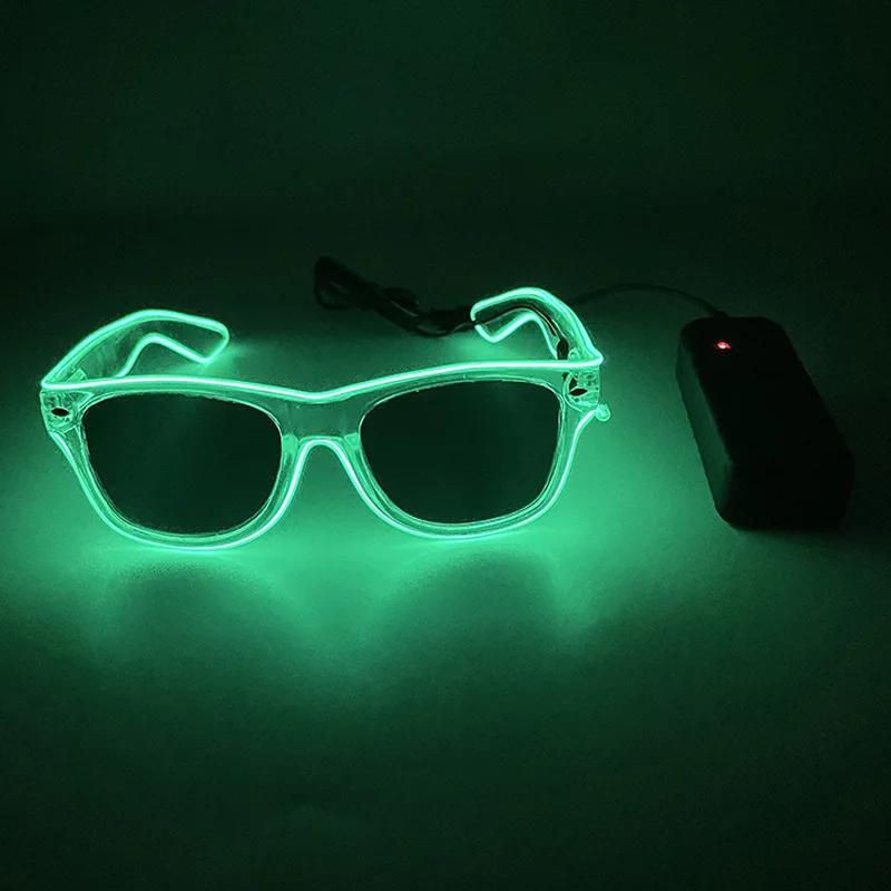 Led Glowing Glasses Lights Rave Parties Glasses with Led Light Up Glasses Led Sunglasses Wedding Party Accessories SG05