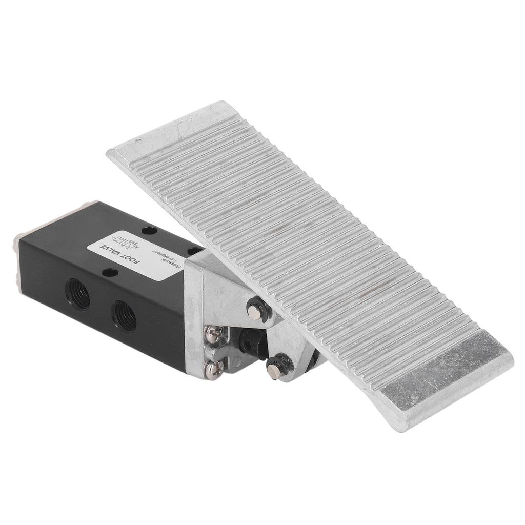 Foot Pedal Pneumatic Valve 5 Way 2 Position G1 4in Aluminum Alloy Foot Air Pressure Control Valve