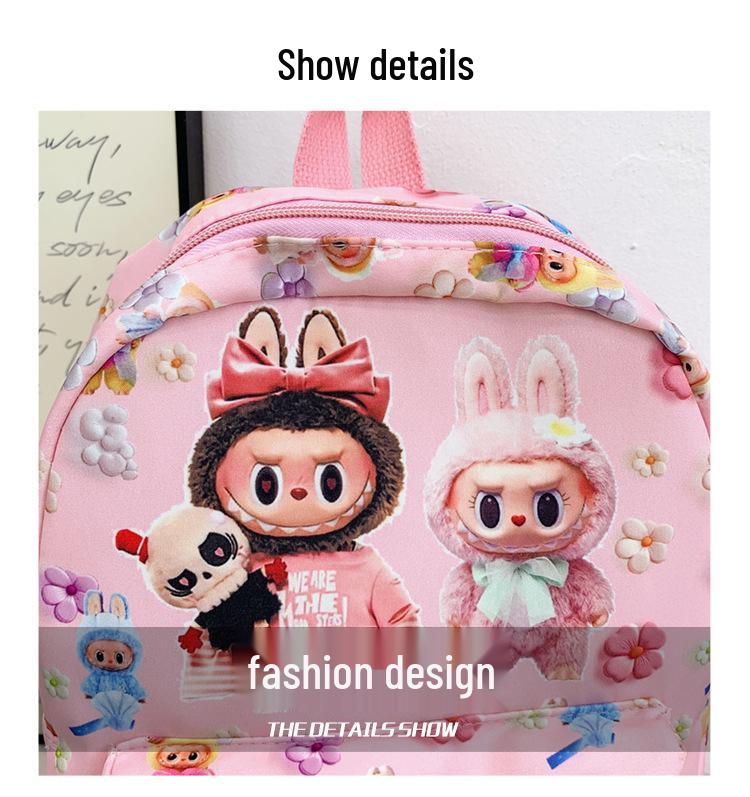 Cartoon Cute Children's Backpack: Stylish Kindergarten School Bag for Boys & Girls