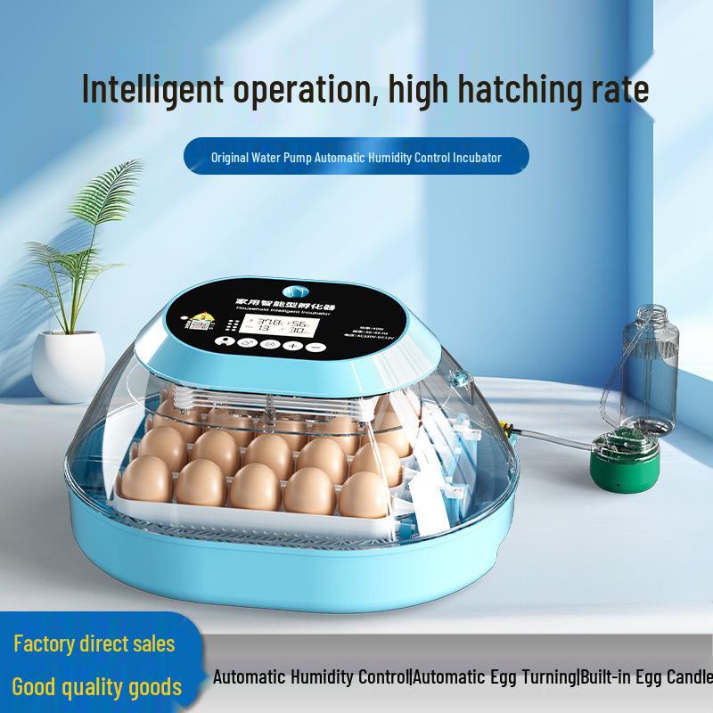 Smart Egg Incubator for Small Households - Ideal for Chicken, Duck, Goose, Pigeon, and Quail Eggs.