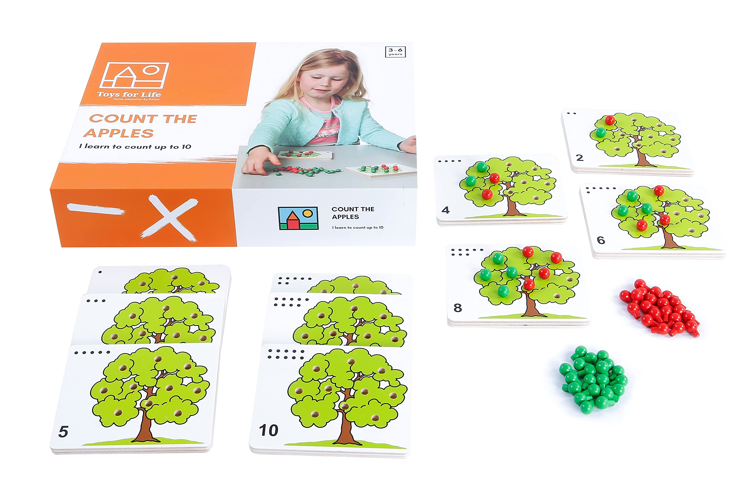 

Bornelund Toys for Life Counting Apples (for ages 3 and up) TF0091