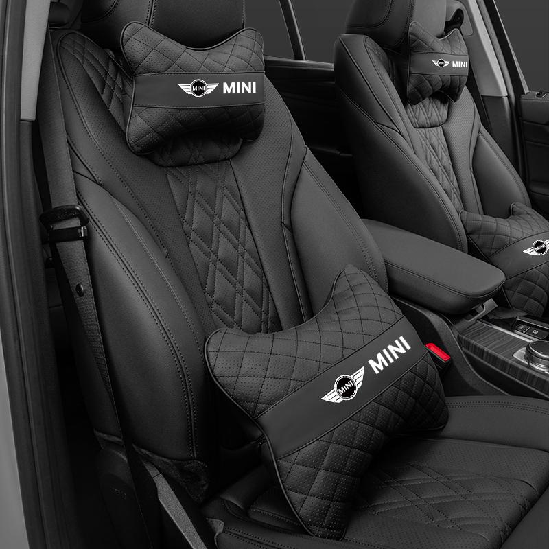 Kit de coussin de nuque et de soutien lombaire pour voiture Appui-tête automatique Pour MINI Cooper R56 F56 R50 JCW Cabrio Aceman Countryman Clubman Roadster Coupe