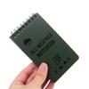 Notebooks, 3 x 5" Green Notepad Write in the Rain Pocket Notebook All-Weather Spiral Memo Paper Notepad pad Green Note book.