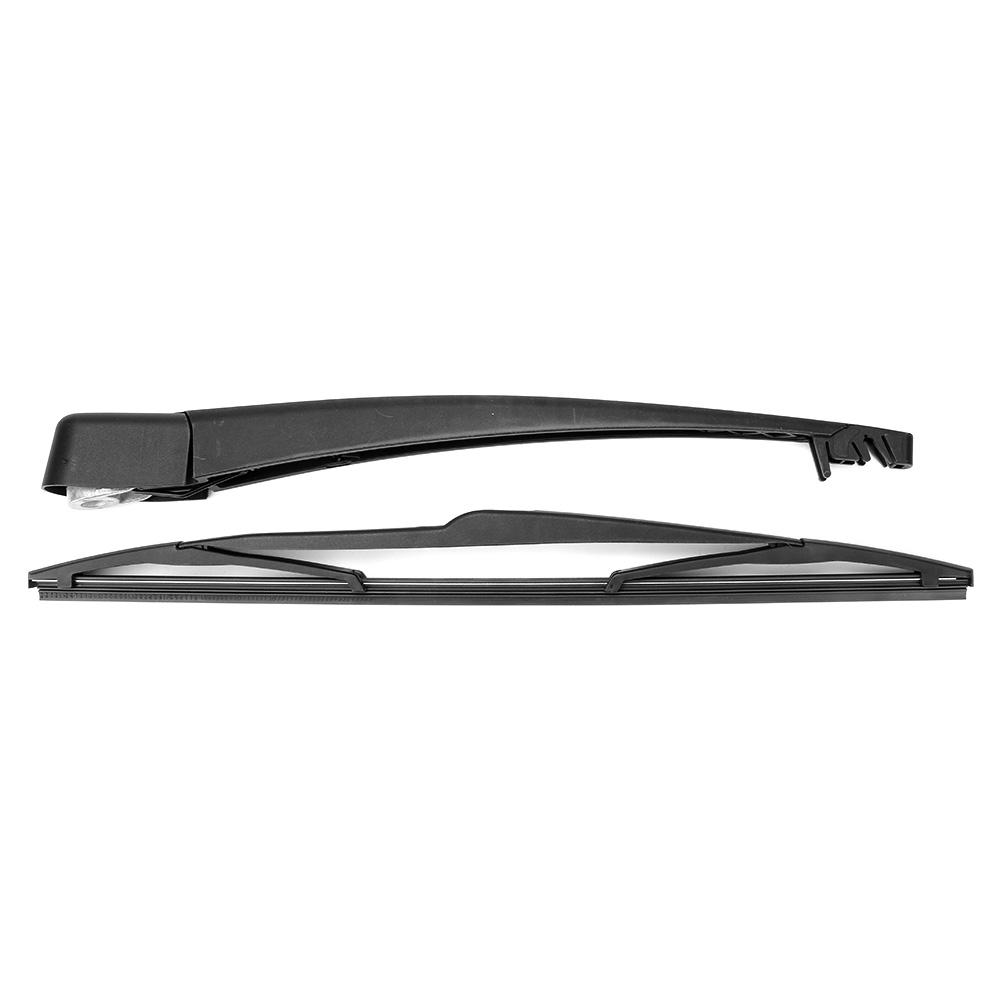 Black Car Rear Windshield Wiper Blade Arm Kit Fit for Mazda 3 Hatchback 2003 2008