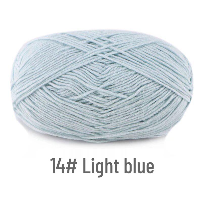 Su He 4-Strand Milk Cotton Combed Yarn for Hand-Knitting Baby Sweaters