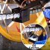 Anti Splash Motorcycle Chain Lube Applicator with Spray Nozzle Lightweight Mess-Free Chain Wax Chain Cleaner Tools Durable