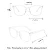 2 Pairs of Women's Square Anti Blue Light Glasses