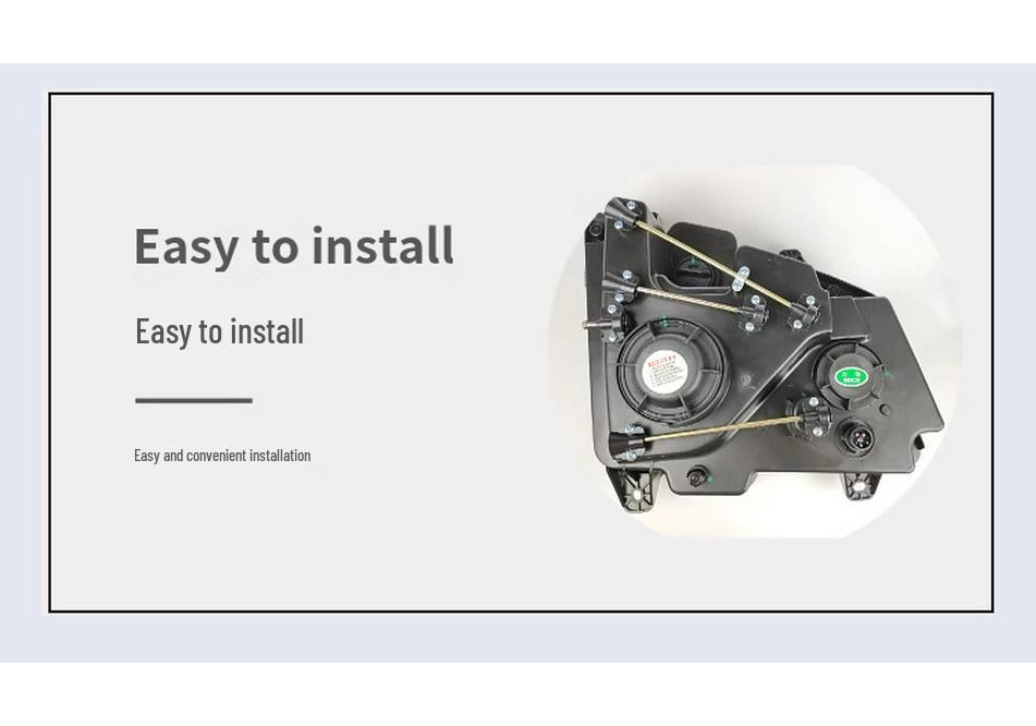 Jiefang JH6 Headlight Assembly for Heavy-Duty Truck: Qingdao Modified LED Accessories for New Model Front