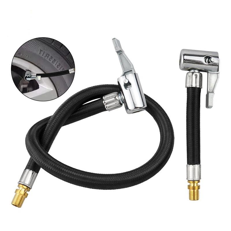 Flexible Car Tire Air Pump Hose Extension Tube Adapter With Secure Twist Fit for Precise Air Flow