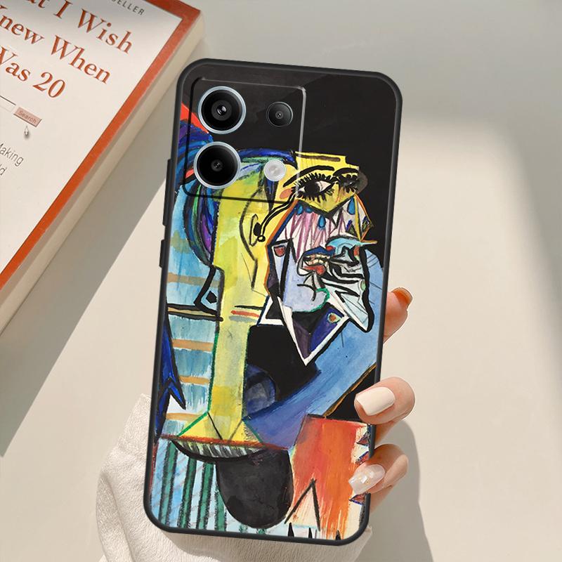 Painting Picasso Abstract Art Funda For Xiaomi Redmi Note 14 13 10 11 12 15 Pro Plus Case For Redmi 15 14C 12C 10C 13C 15C
