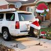 Trailer Hitch Cover Funny Car Trailer Coupling Cap Christmas Santa Hat Hitch Cover Holiday