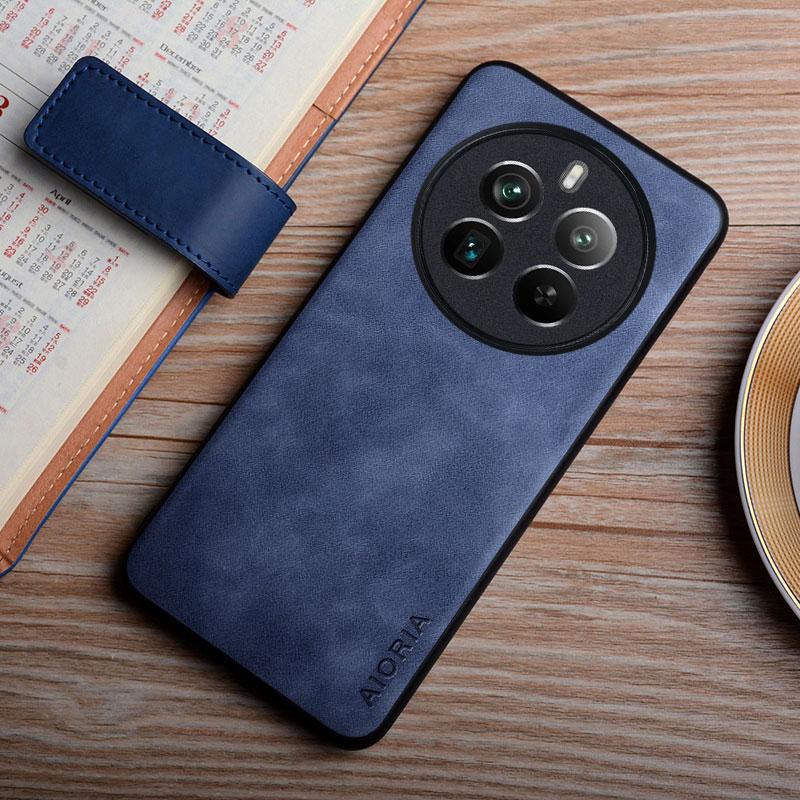 Etui na Realme 12 Pro Plus funda jedwabiste w dotyku, trwałe etui ze skóry pu na etui realme 12 plus coque