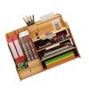Schreibtisch-Organizer Mehrzweck Moderner Einfacher Stil Holz Schreibtisch-Aufbewahrungsregal für Zuhause Schule Büro Kirschholz