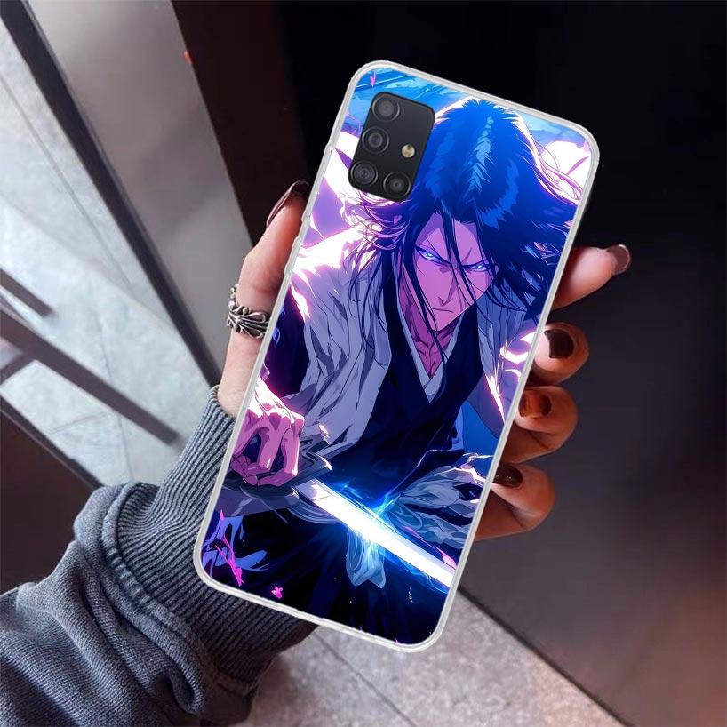 Bleach Kuchiki Byakuya Phone Case For Samsung Galaxy A12 A52S A42 A32 A22 A51 A50 Note 20 Ultra 10 S10 Plus A71 A70 A31 A30 A10S