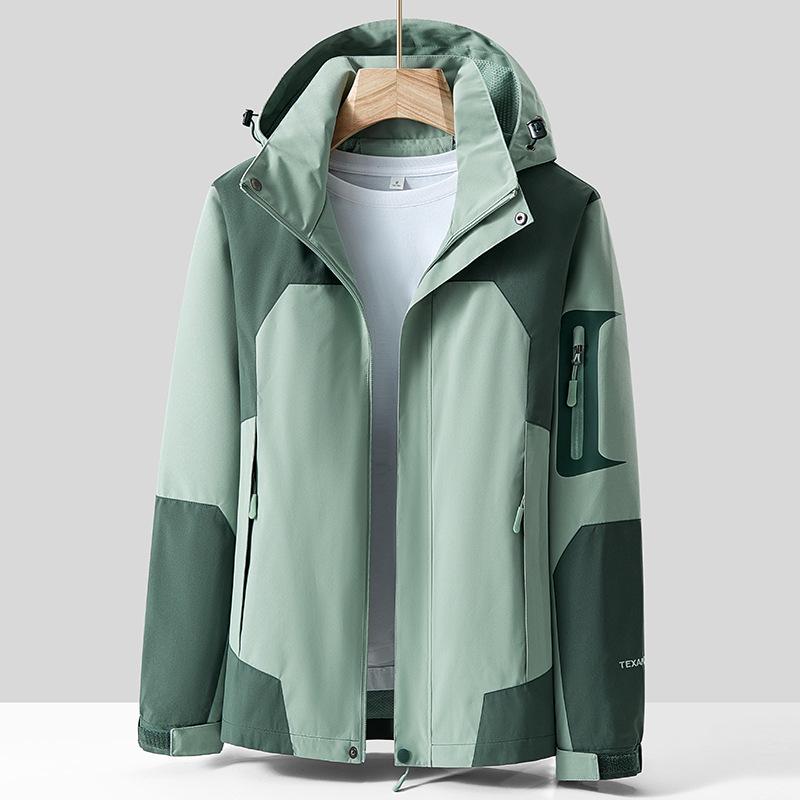 Unisex Hooded Waterproof Windbreaker for Hiking & Mountaineering XXXL