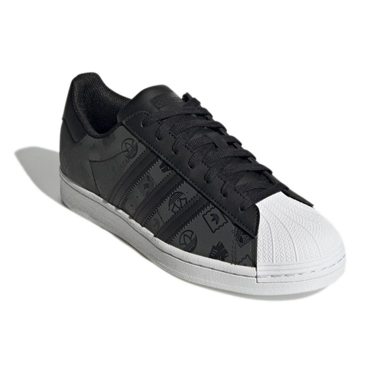 adidas Originals Superstar Shoes 'Black Green Monogram' GX8412