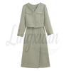 Petite Women's 2026 French Retro Chic Suit: High-End Spring/Autumn Short Jacket & Skirt Set